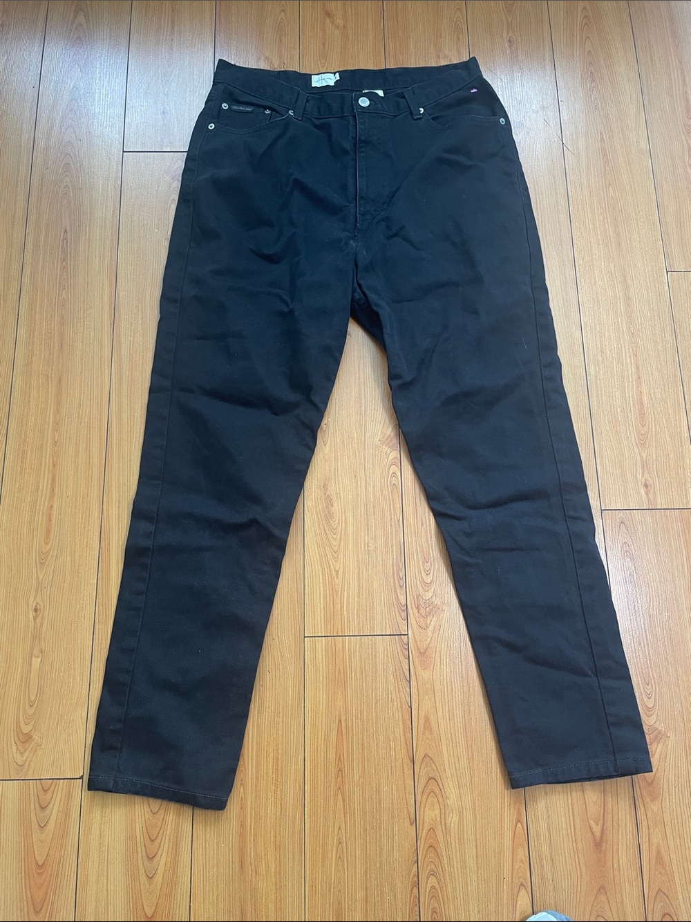 Calvin Klein Men's Black Straight Jeans